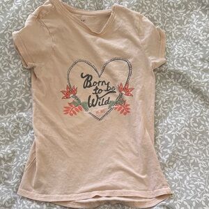 Primark Heart Graphic born to be wild Tee